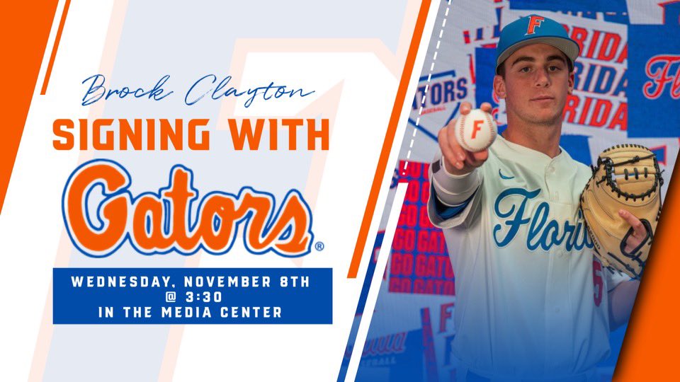SaderBaseball's tweet photo. Today at 3:30, Brock Clayton, Chris Rembert and Jackson Kohr are signing their LOIs to Florida, Auburn and West Alabama respectively. It’s in the library and all are welcome to attend!
@ChrisRembertt @Jack5onKohr https://t.co/yUm3EV0Mp1