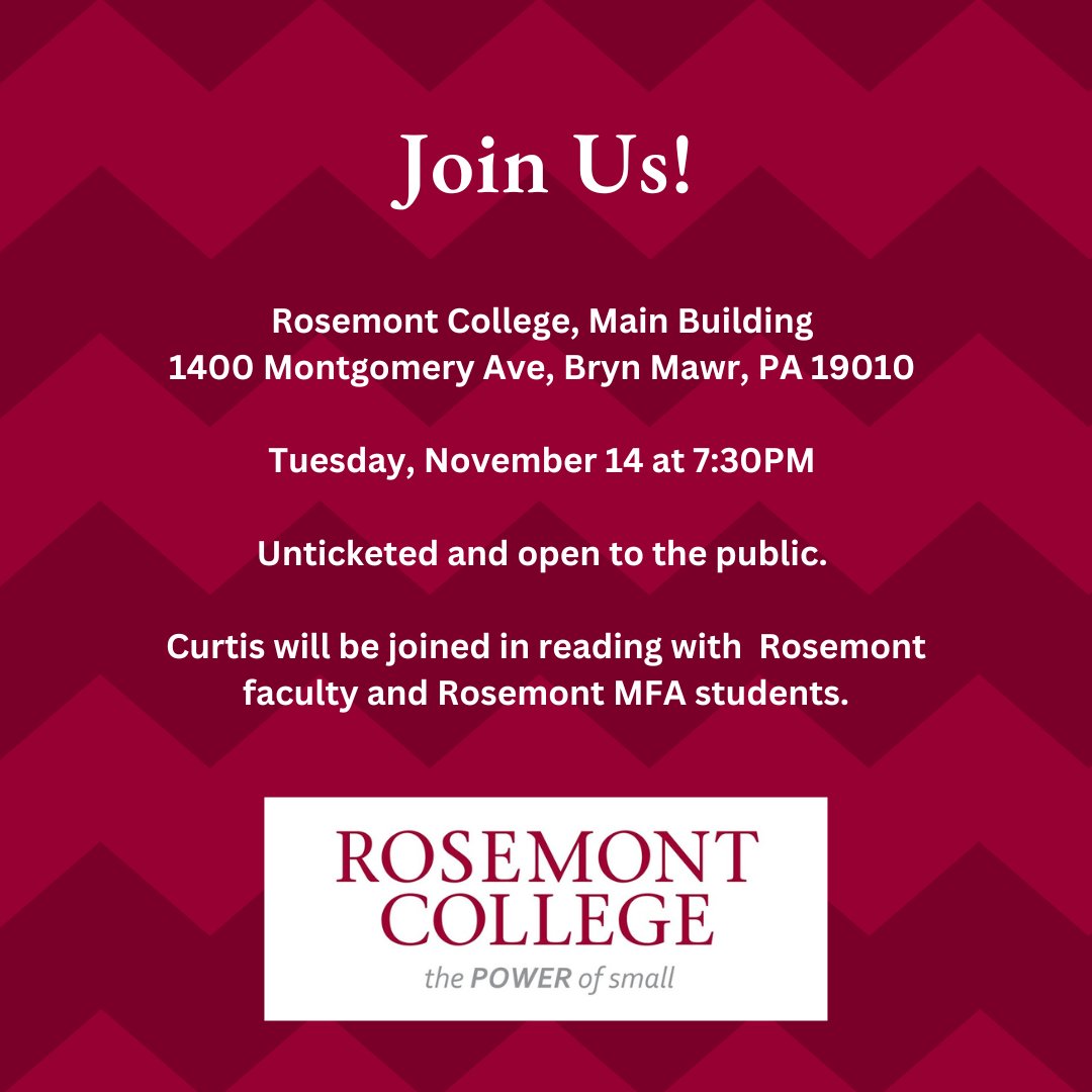 RosemontPublish's tweet photo. @jiordancastle will be on campus next Tuesday, 11/14 to introduce us to her debut work. Join us on campus to welcome this author and celebrate her work.

#writingcommunity #author #authorevent #readingevent https://t.co/mXD0JnCgJP