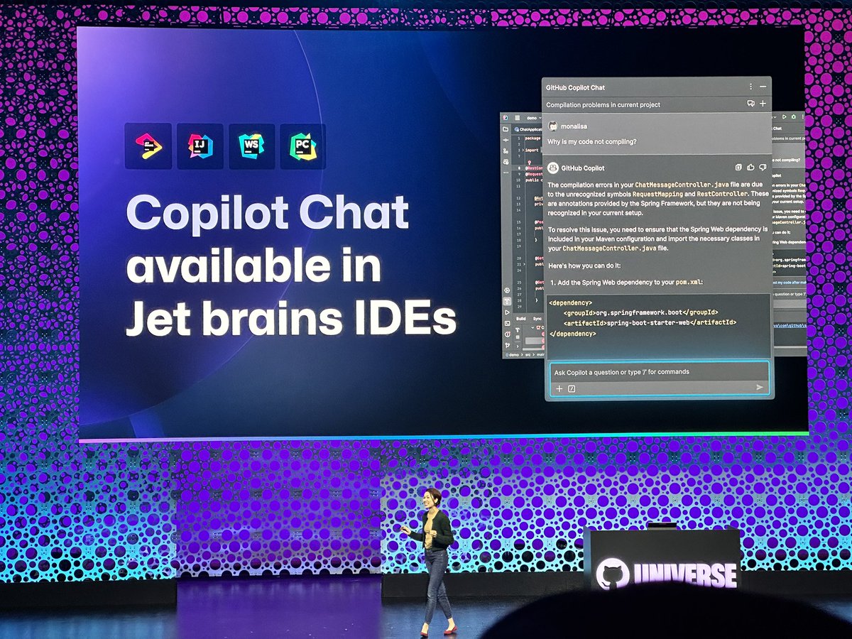 zenarchitects's tweet image. #GitHub #CopilotChat が使えるIDEが拡大！本日からJet Brainsでも使えるように！🎉(preview)