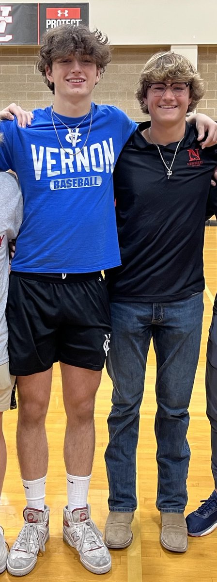 saWCbaseball's tweet photo. Congratulations to @AceTh0mpson  and @joshbandy5 for their signings today to Vernon Junior College and Newberry College respectively. We're really proud of the work you two have put in the past few years to get where you are‼️ @bloomer_sa @csa_wc @WCRonHarris @NEISD @Vernon_Baseball @NewberryBSB