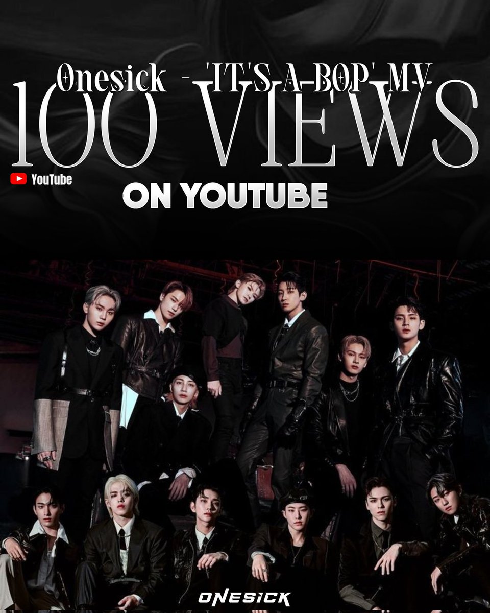 Sanbo_Labels's tweet photo. ONESICK (ワンシック) 'IT’S A BOP' HITS 100 VIEWS ON YOUTUBE 

'IT’S A BOP' M/V
https://t.co/2V0pgjF6tS

#ONESICK #ワンシック#dejaVu #DuskToDawnWeAwaken 
#Shuo #Yunoo #Kuro #JeyB #Blaze #Lay #Eunjo #kevin #Miyabi #Rocky  #SanboEntertainmentOfficial 
#1stJapanMiniAlbum https://t.co/Zaz6yoy0QA