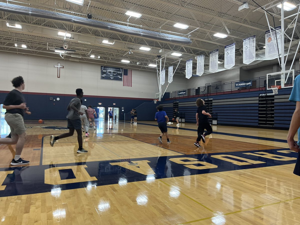 Basketball 🏀 intramurals have begun!!  <a href="/StDominicHS/">St. Dominic High School</a>