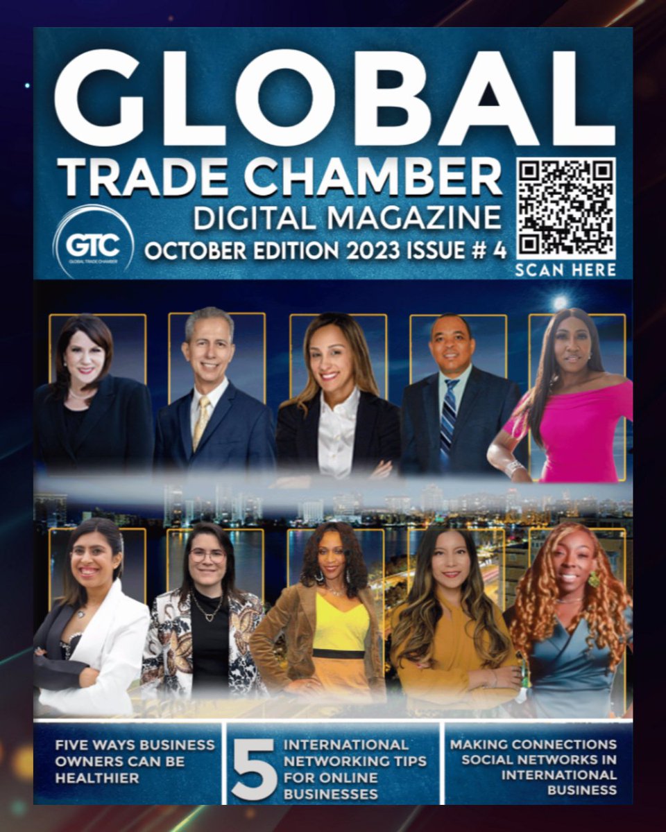 Check out the October 2023 issue of the @GlobalTradeCham Digital Magazine for the latest trends on global trade, featuring the well-renowned speakers from the recently concluded Global Trade Convention 2023 in San Juan, Puerto Rico!Get your own copy lnkd.in/e8nt-_xy
