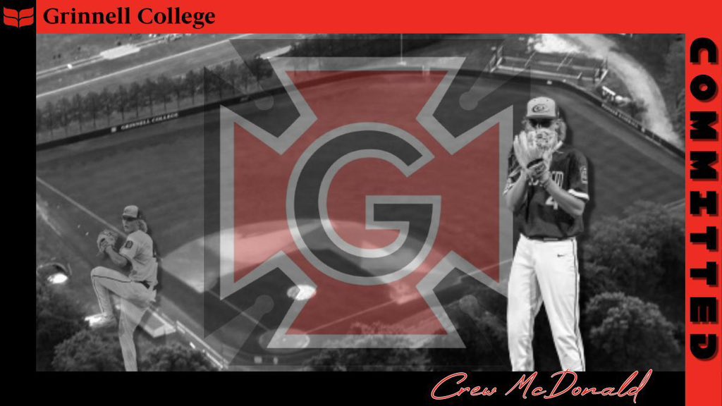 Crew McDonald (@crew_mcdonald) on Twitter photo Iβm excited to announce my commitment to Grinnell College! Huge thanks to my family, coaches, and friends! <a href="/Prospects_NE/">Nebraska Prospects Baseball Club</a> <a href="/ESHS_Baseball/">Elkhorn South HS Storm Baseball</a> <a href="/PlayEAA/">Elkhorn Athletic Association</a> <a href="/jon_pequeno/">Jon Small</a> Iβm excited to announce my commitment to Grinnell College! Huge thanks to my family, coaches, and friends! <a href="/Prospects_NE/">Nebraska Prospects Baseball Club</a> <a href="/ESHS_Baseball/">Elkhorn South HS Storm Baseball</a> <a href="/PlayEAA/">Elkhorn Athletic Association</a> <a href="/jon_pequeno/">Jon Small</a>