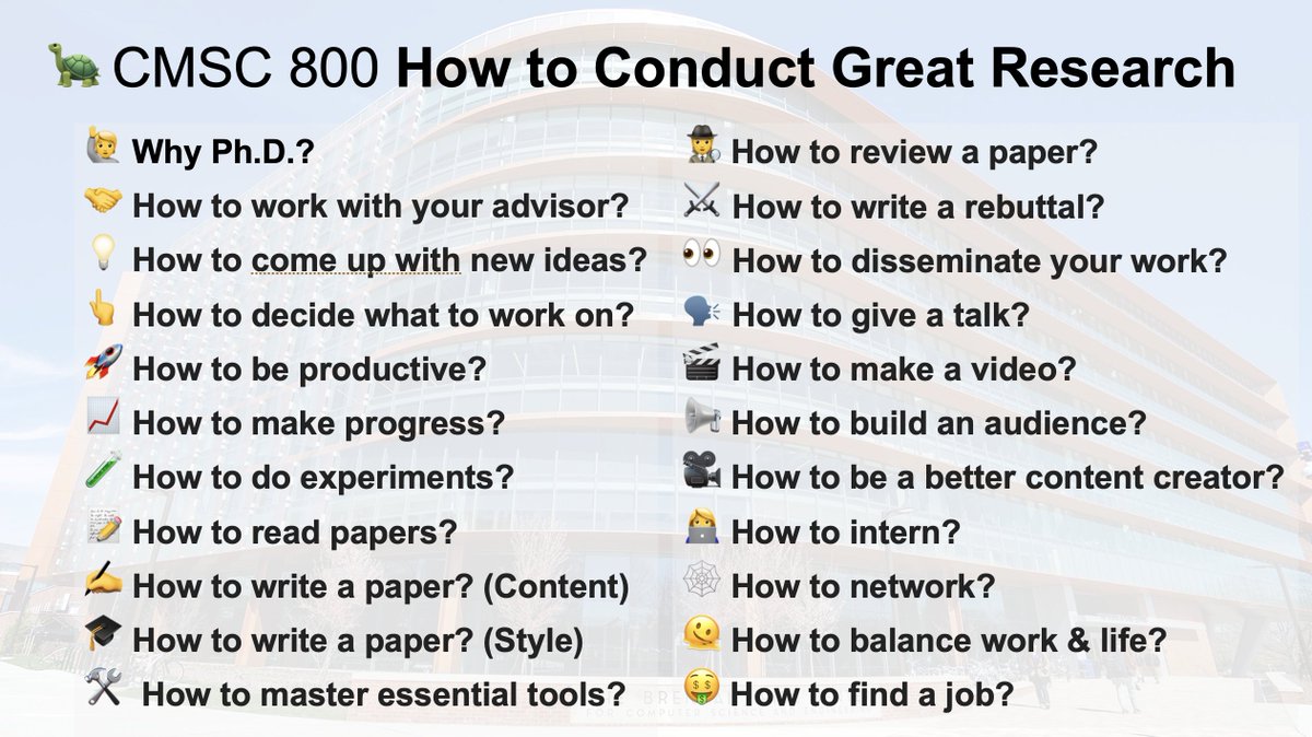 jbhuang0604's tweet photo. Start thinking about the topics for this course next semester. 

What would you like to learn? 🤔 https://t.co/WkFPYv1g6V