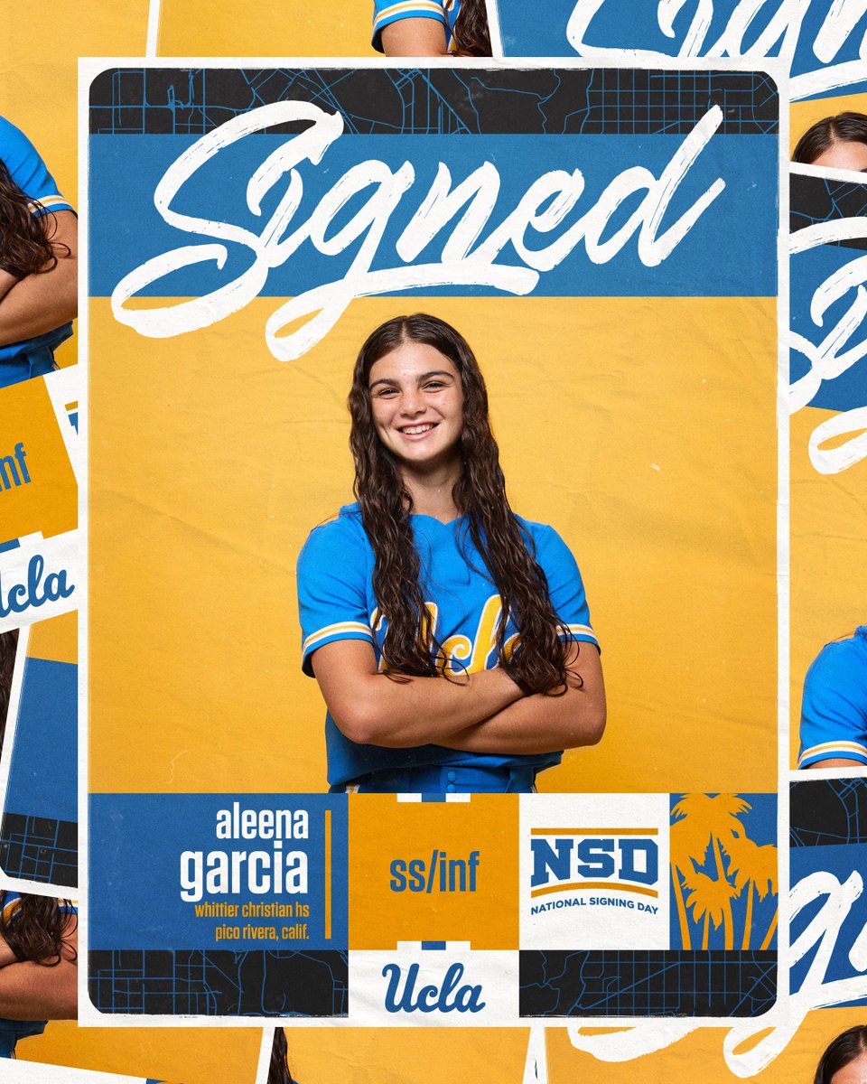 UCLASoftball's tweet photo. Welcome to Westwood, Aleena Garcia! 🏡

The middle infielder is headed to UCLA!

#GoBruins https://t.co/kSMzLwYzRs