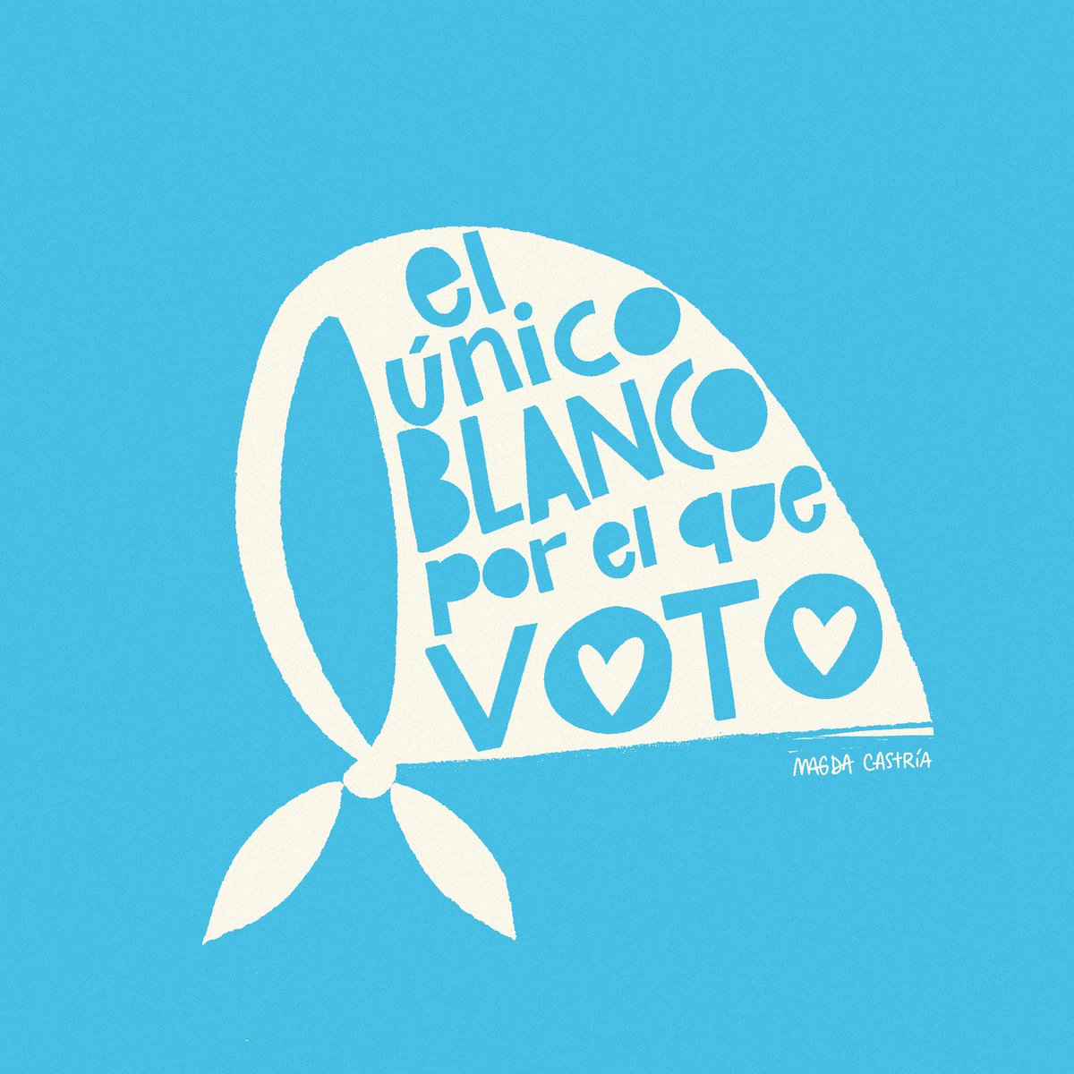 Tu voto es necesario, no alcanza con no votarlo. Por el amor de todas las madres y abuelas. Para no volver atrás. Por una democracia pacífica. No votes en blanco. 🩵🤍🩵 #nuncamas #son30mil #40D #Massa2023
