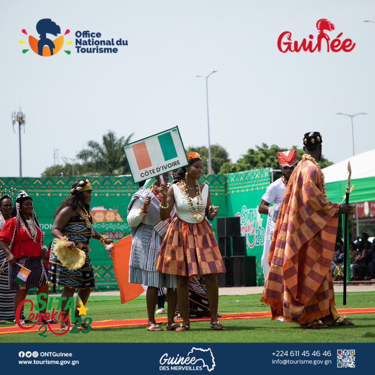 Zoom sur les activités du SITA CONAKRY 2023🇬🇳 / La parade Internationale

Le Cameroun, la République Centrafricaine, les Comores, la Côte d'Ivoire, Djibouti...

La République de Guinée vous remercie pour votre présence à la grande Parade Internationale du #SITACONAKRY.