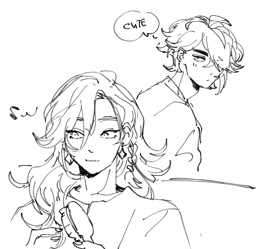 i actually like the doodles without color more mhh 