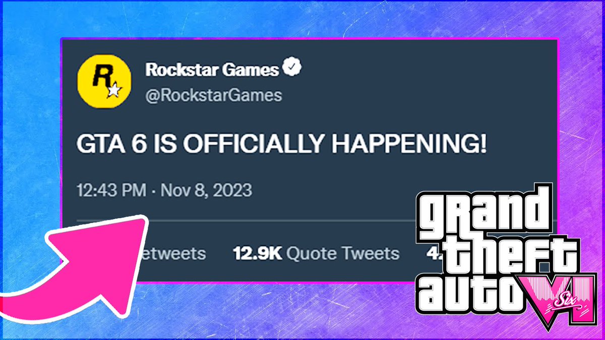GTA 6 TRAILER REVEAL DATE CONFIRMED! 👀

It has FINALLY been confirmed by Rockstar! 🙏

🎥- youtu.be/XnBHqsGdauw