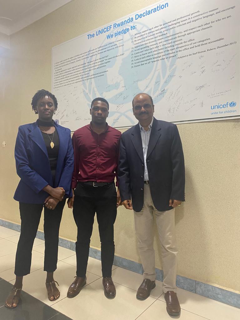 Today, our team #hezainitiave had a meeting with <a href="/shelly_bhai/">Bhai Shelly</a> SBC specialist from <a href="/unicefrw/">UNICEF Rwanda</a> exploring possible synergies to improve nutrition #OneEggPerChildEveryDay through social behaviour change. #SBC
We're looking forward to exciting outcomes.