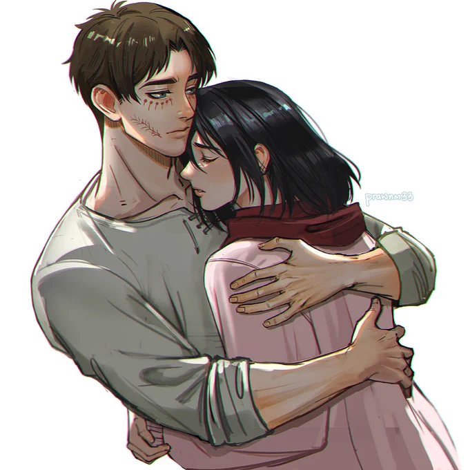 Maybe in another universe, I deserve you #erenmikasa #AttackOnTitan 
