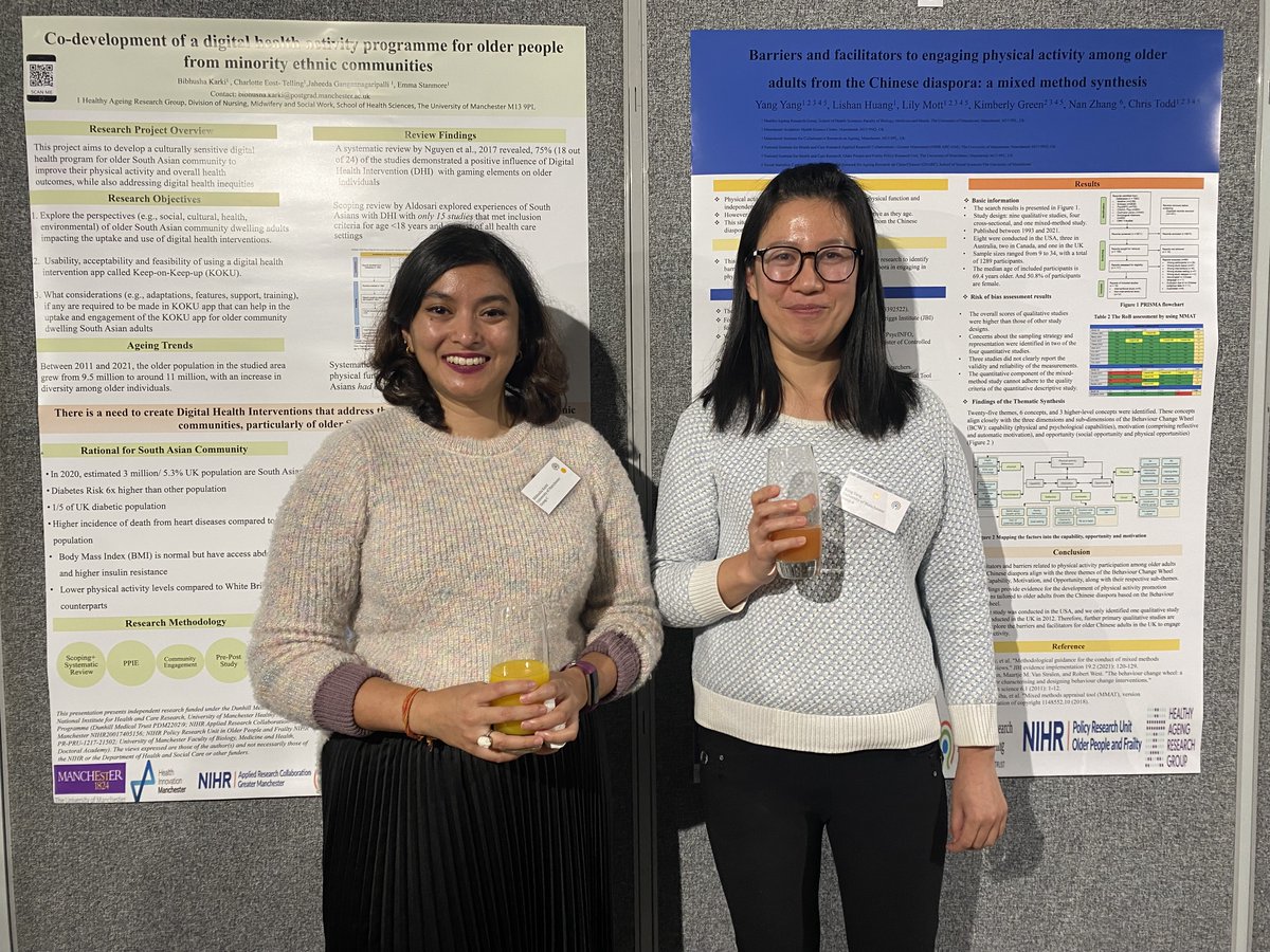 Our NMSW PhD students Bibhusha Karki, Schenelle Dlima, Yang Yang and Sally Hoodless presented at an NIHR and Dunhill Medical Trust (@DunhillMedical) event in London today👇👇