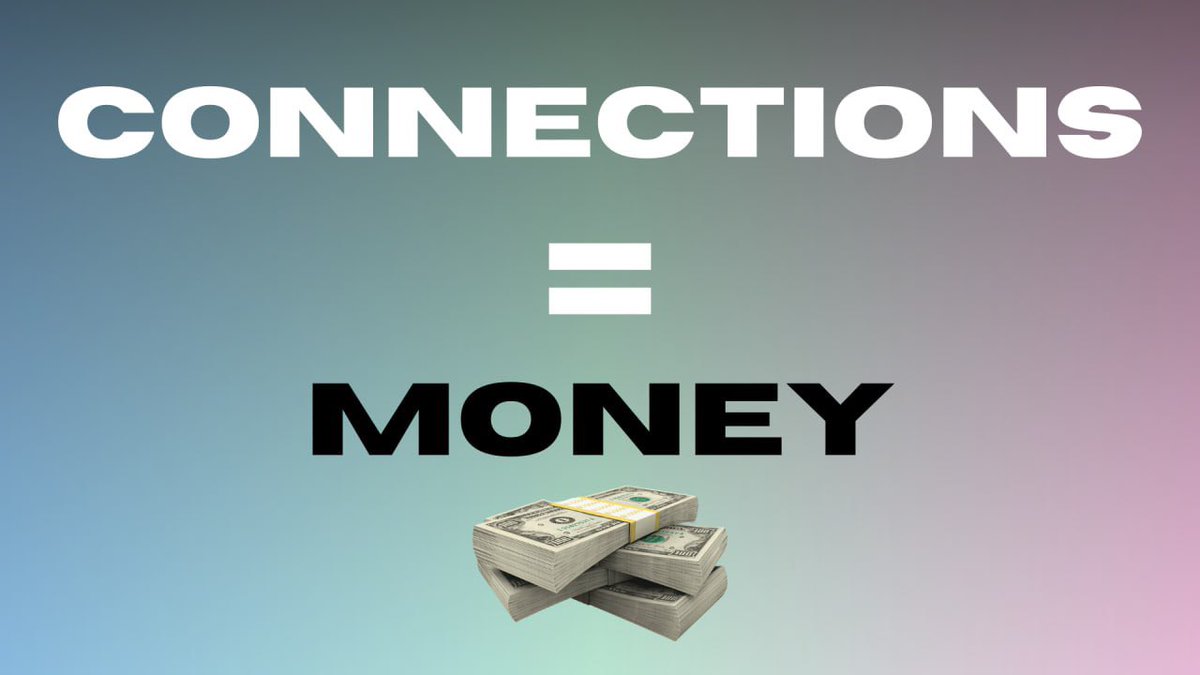 IamMax_inX's tweet photo. Everyone is alone.

99% of web3 professionals are afraid or lazy to connect.

Without networking, you're losing:
- money
- friends 
- account and project activity
- opportunities 

As I see any of my quality connects monetized within 3 months. 

What networking gave me in the last 2 months: 

- 70+ active followers
- 3 stable projects and 2000$+
- support and help in times of need
- great time together (trips, activities, games)

So how to make quality acquaintances? 

- Identify which web3 professionals can be your customers and interesting people.

- Make a table of these people.

- DM

If a person doesn't reply to messages - reply under their content.

Outreach to people you know also works.

How to make quality contacts? 

- Offer to call (goals, childhood, experience).
- Play a common computer game.
- Help with earnings (bring a client).
- Meet if you are in the same city-country.

Just think about it:
1 connect per day = 30 connects per month = 365 connects per year!