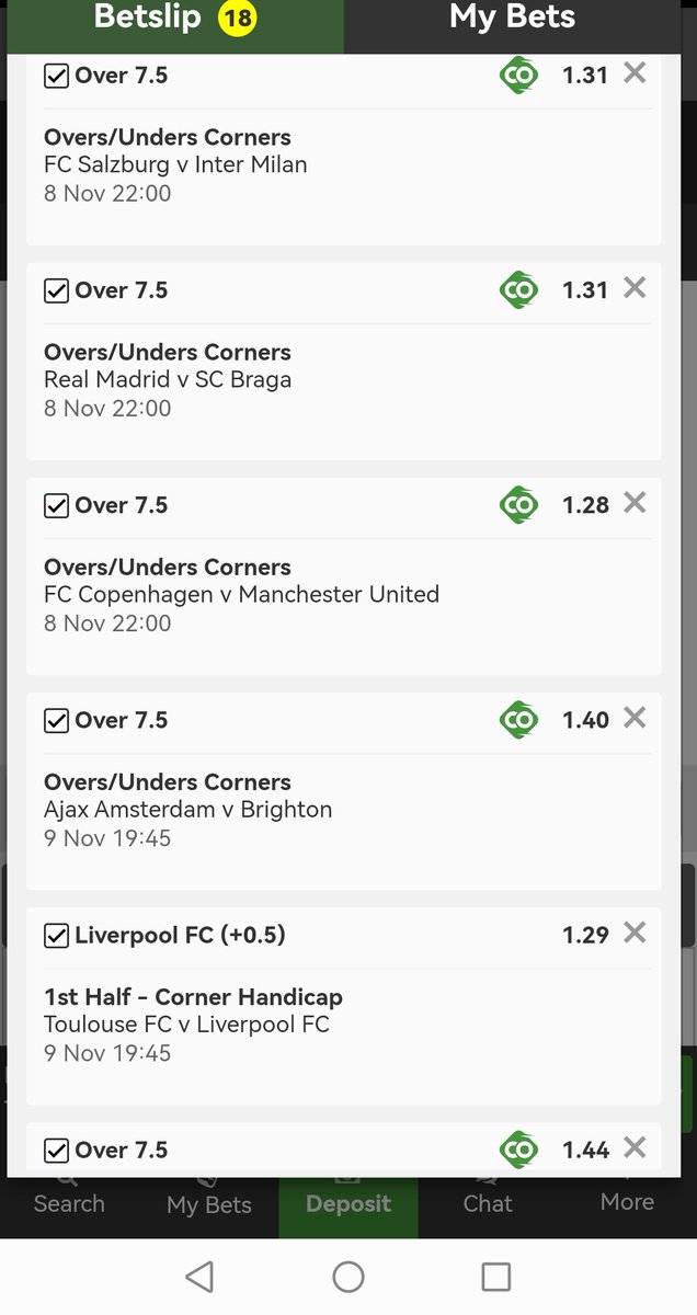 Twince8l_M's tweet photo. Corners I just placed a bet with Betway. Tap here to copy my bet or search for this booking code in the Multi Bet betslip X5E10ADB4 https://t.co/5bZHLnz8Do https://t.co/aDv4VzOy3Q