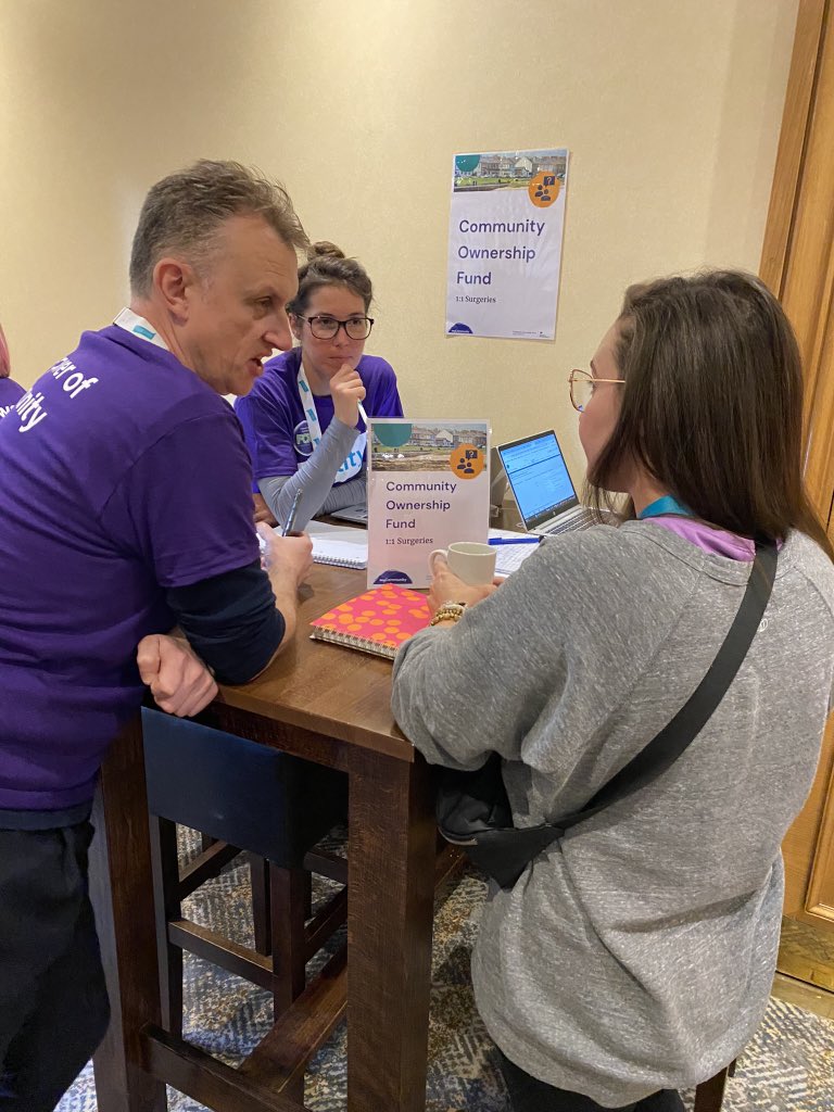 Great to talk to so many groups about the @luhc Community Ownership Fund at Locality’s Convention.  #Locality23 Find out more about the fund and the support available to help groups apply at <a href="/MyCommunityHelp/">MyCommunity.org.uk</a>