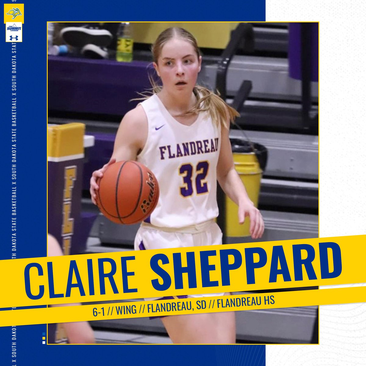 Flandreau ➡️ Brookings

Claire Sheppard is 𝙤𝙛𝙛𝙞𝙘𝙞𝙖𝙡𝙡𝙮 a Jackrabbit! Welcome to South Dakota State, <a href="/claire_shepp/">Claire Sheppard</a>!

#GoJacks 🐰