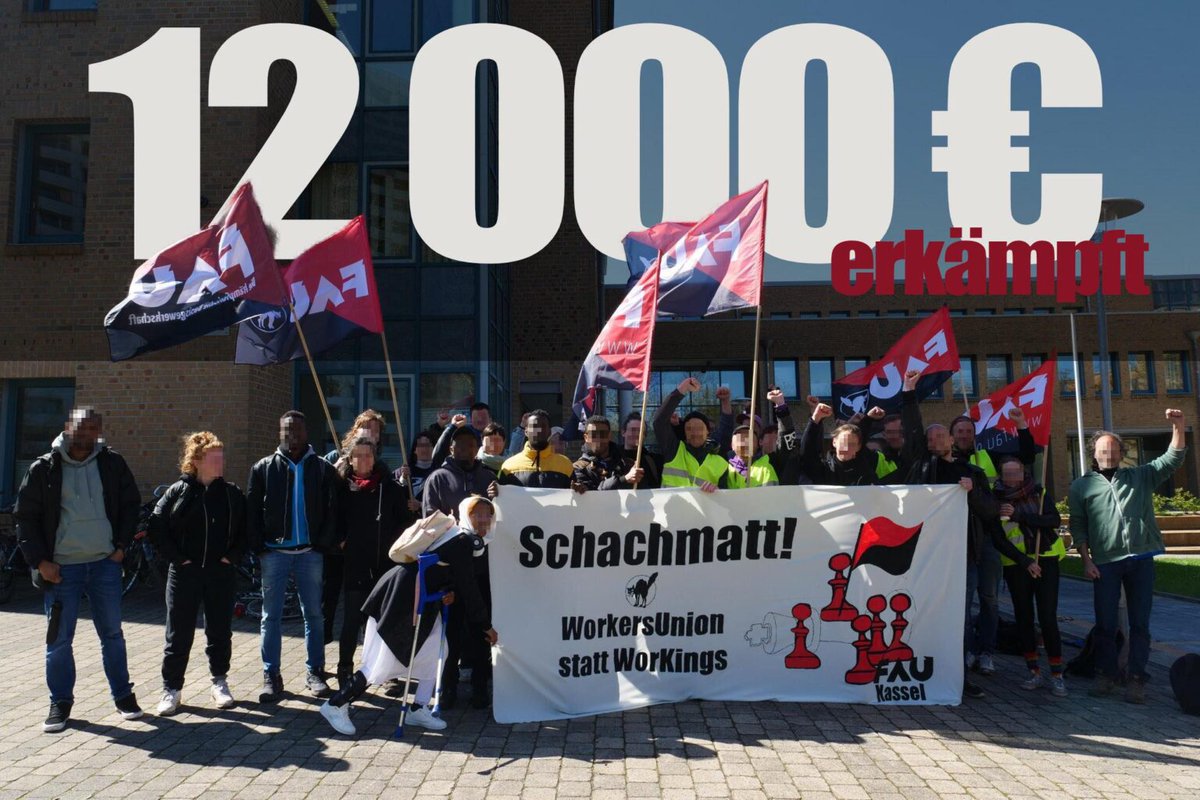 FauGoettingen's tweet photo. Unser Arbeitskonflikt um Lohnbetrug im #DHL-Paketzentrum ist so gut wie abgeschlossen. Am Ende konnten wir gemeinsam mit @FauKassel für insgesamt vier Kollegen immerhin 12.000 Euro rausholen.
Mehr dazu: https://t.co/OhFOOaqkPa

#FAU #Gewerkschaft #Arbeitskampf
@FAUGewerkschaft https://t.co/ODS4DHJnlv