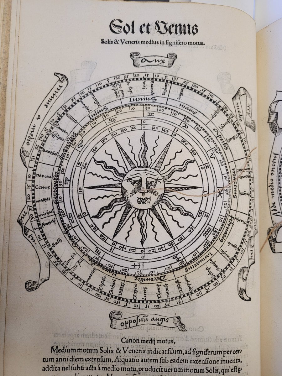 Ken_Gibb's tweet photo. Fun to spend the day with a book packed full of spinning #volvelles! Sebastian Münster's Organum Uranicum, 1536. https://t.co/5E0KLQradL