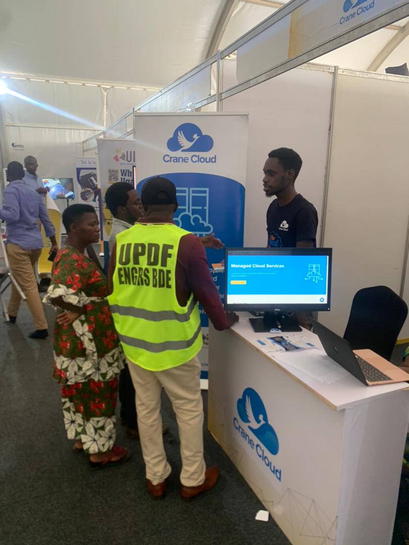 CraneCloud_io's tweet photo. A lot of exciting moments and a live deployment demo video were captured 🎉 This Demo video will be shared on our YouTube channel. Stay tuned! 

@MoICT_Ug, @RIFMakerere
#UGTusimbudde23 https://t.co/jB77DvjW9l