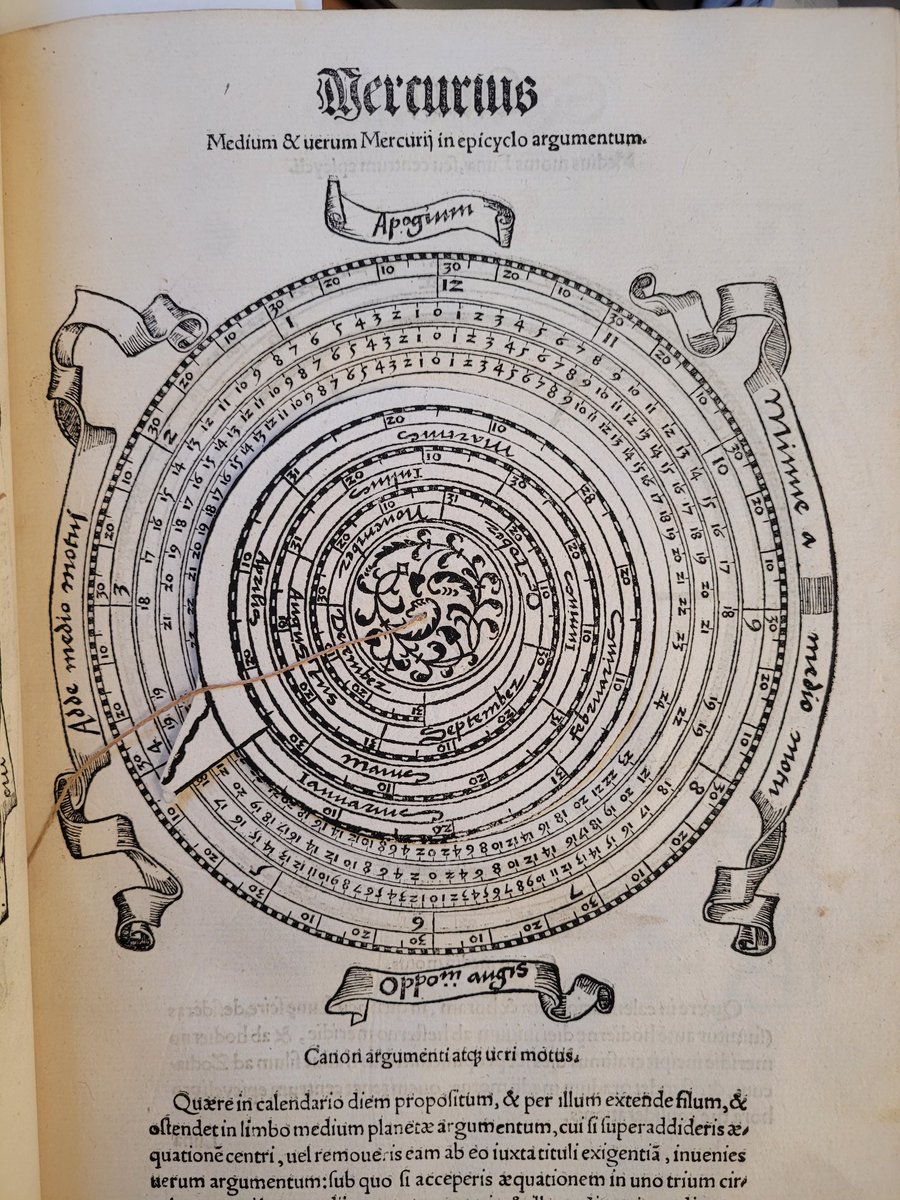 Ken_Gibb's tweet photo. Fun to spend the day with a book packed full of spinning #volvelles! Sebastian Münster's Organum Uranicum, 1536. https://t.co/5E0KLQradL