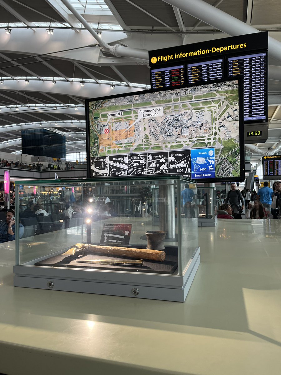 Landscape History (@uea_landscape) on Twitter photo On my way to the USA for #nacbs23 - our flight is now delayed but I did manage to find the archaeology display in departures 👍 On my way to the USA for #nacbs23 - our flight is now delayed but I did manage to find the archaeology display in departures 👍