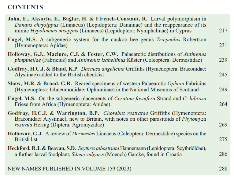 Entomologist's Monthly Magazine tweet media