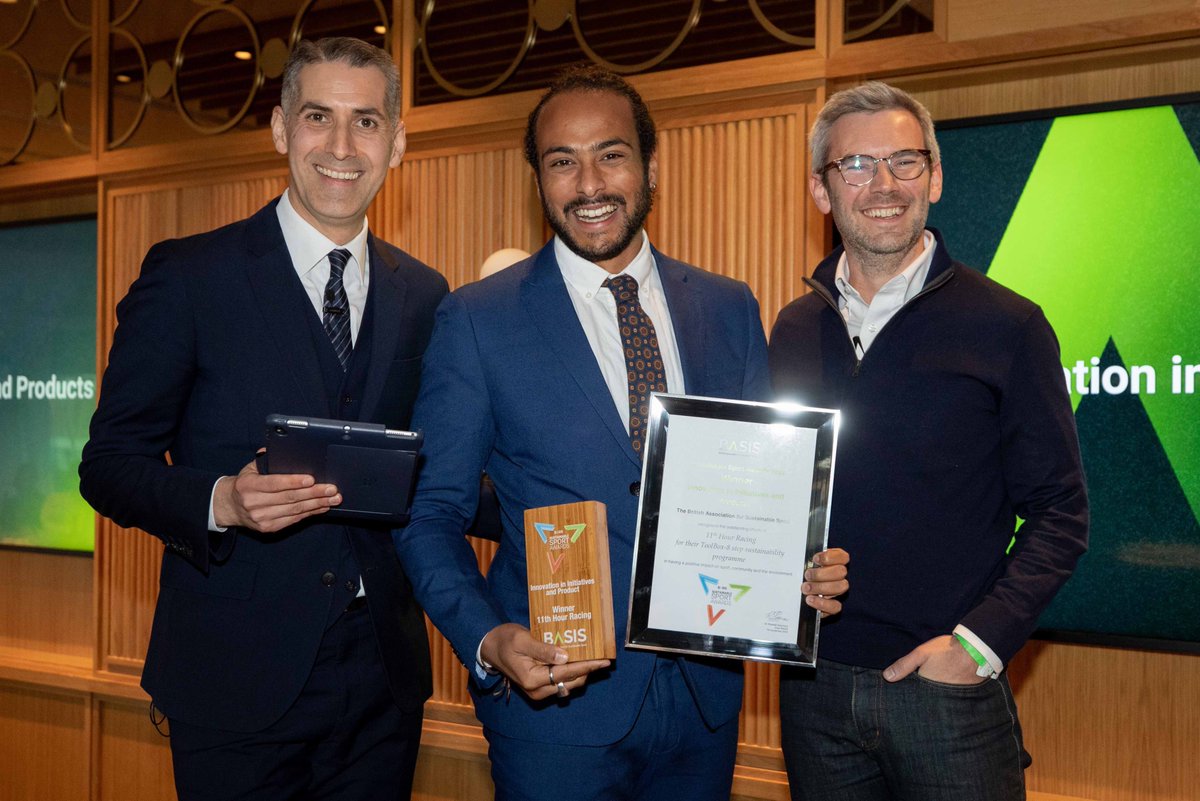 One of our most important legacy projects, we are excited to announce The Toolbox was awarded 'Innovation of the Year' at the annual @BASIS_org Awards. Presented by @SkySportsDavid and @bdp_com at @Wimbledon - here is a very happy Isaac collecting the award on behalf of the team!