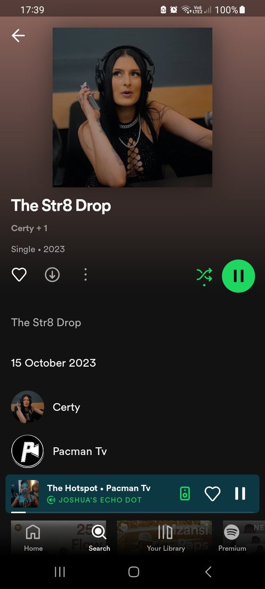 UnbiasedTv1's tweet photo. Everyone Please Follow @MamaCerty Her Music Is 10/10 And She Brings Positive Vibes Only!!!!
#CERTY
#MAMACERTY
#THESTR8DROP
#SPOTIFY https://t.co/WBdvfeyvhA