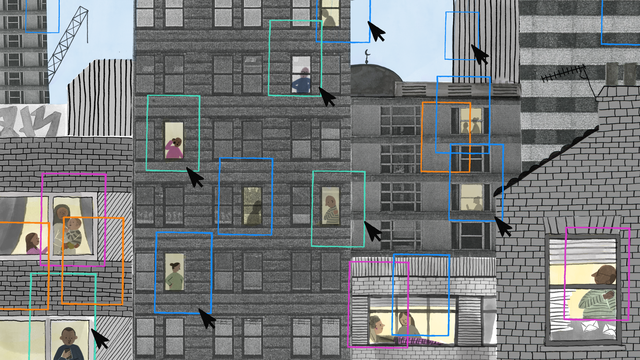 @comuzi_lab @ausreset Day 8 of #NewImageNovember is AI City from illustrator Emily Rand, commissioned by @LOTI_LDN from a discussion with @SamANutt at a workshop for @londondataweek at @ScienceGalleryL More at loti.london/blog/better-im… Download here: betterimagesofai.org/images?artist=… #smartcity