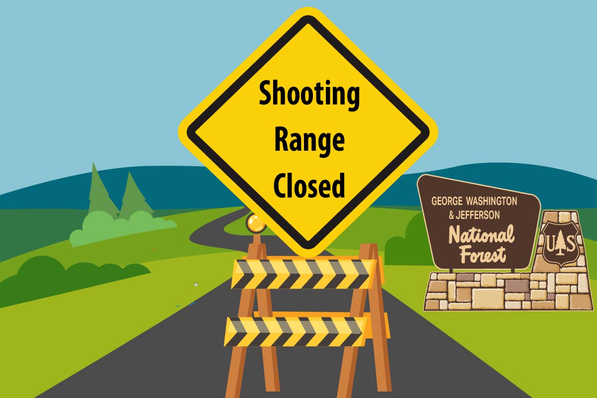 The West Side Shooting Range is temporarily closed to provide for public health and safety. Forest Service Road 151 is closed south of Stony Run. Use caution and obey all road signs for your safety.  Motorists should be alert for firefighter vehicles and smoke.