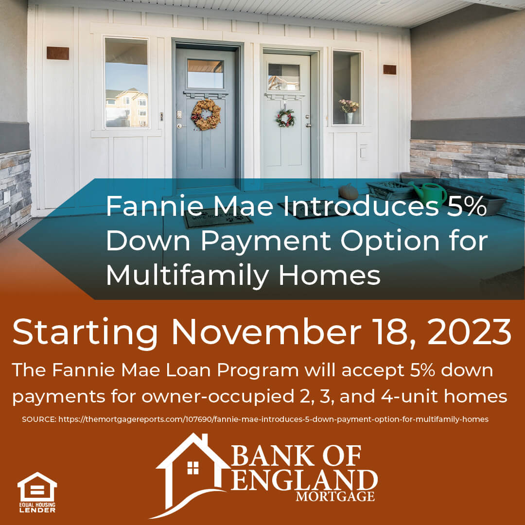 BOEMortgage's tweet photo. In 10 days multifamily homebuyers will have a new lower option for down payment!  Contact us today for all the details!

 #boemortgage https://t.co/NlGgoI65TQ