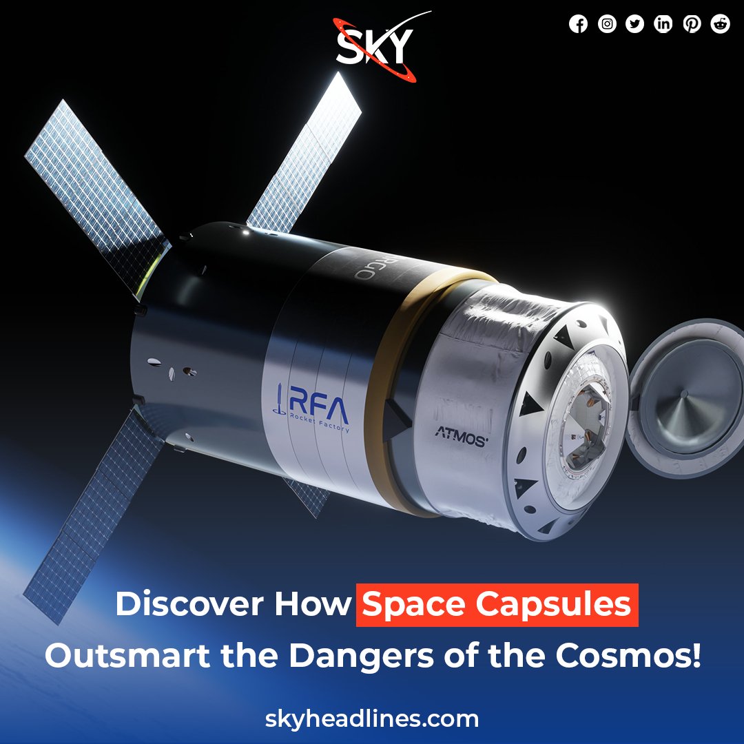 Skyheadliness's tweet photo. The survival secrets of space travel! Find out how space capsules beat cosmic odds.
https://t.co/fYfit2ZONv
.
.
.
.
.
#spacecapsule #astronautlife #spacetravel  #ESA #CosmicJourney #spacecraft #skyheadlines https://t.co/GgoGuw8TYQ
