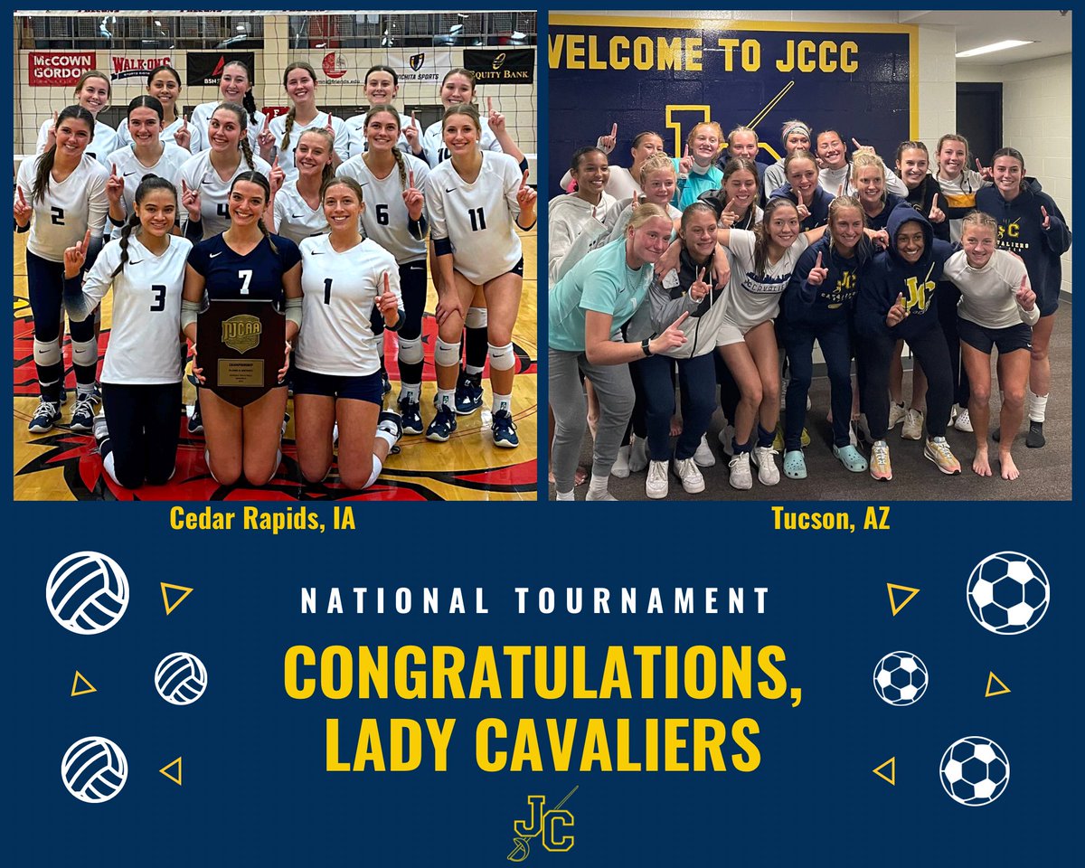 CONGRATULATIONS Volleyball and Women’s Soccer on making it to the D2 National Tournament!!