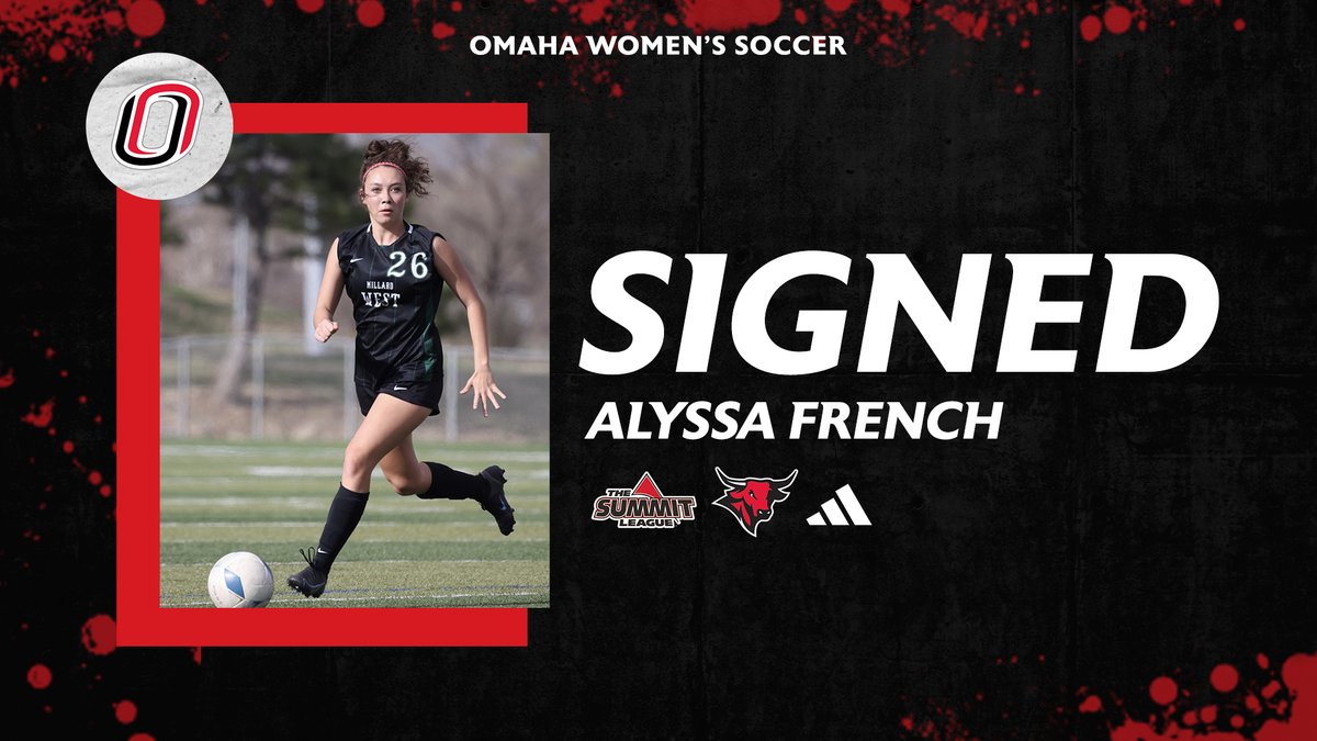 OmahaWSOC's tweet photo. 🤘𝓢𝓲𝓰𝓷𝓮𝓭🖊️
Welcome to Maverick Nation, Alyssa!

Alyssa French is a three-year letterwinner at Millard West. In 2022, French was named Second Team All-Class and All-Metro, recording six goals and 14 points. French plays club soccer for Gretna Elite Academy ECNL.

#OmahaWSOC https://t.co/uCPwHkPkL2