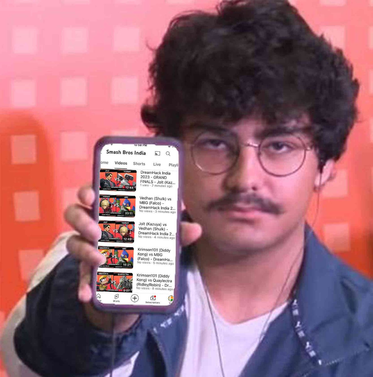 SSBMIndia's tweet image. Hi all @VedhanXeno says "DreamHack India 2023 VODs are uploaded on the Smash Bros India YouTube Channel, please watch and subscribe (link in the replies)"