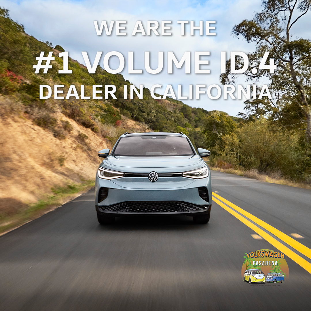 vwpasadena's tweet photo. Here at #VolkswagenPasadena, our #ID4 specialists are very excited about being the #1 #VWID4 Dealer!

Have you taken a test-drive?

#Alhambra #VWPasadena #EV #ElectricVehicle https://t.co/vfUYy1q2Rf