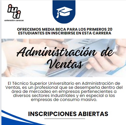 IUTICaracas's tweet photo. No pierdas esta oportunidad que IUTI Caracas tiene para ti. Inscripciones abiertas ✍🏻🎓 https://t.co/aEaDxx9pza