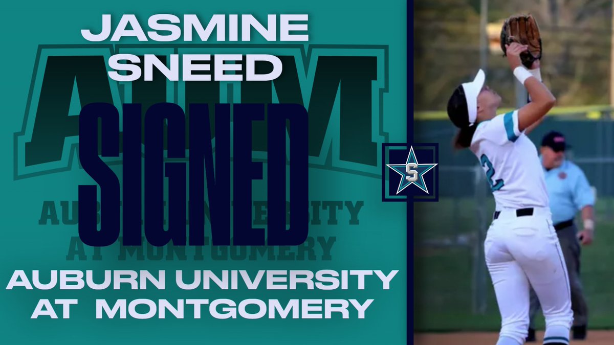 Congratulations to Jasmine Sneed.  She will further her education and continue to play softball at Auburn University at Montgomery.

#SiegelMade
#P2BASS