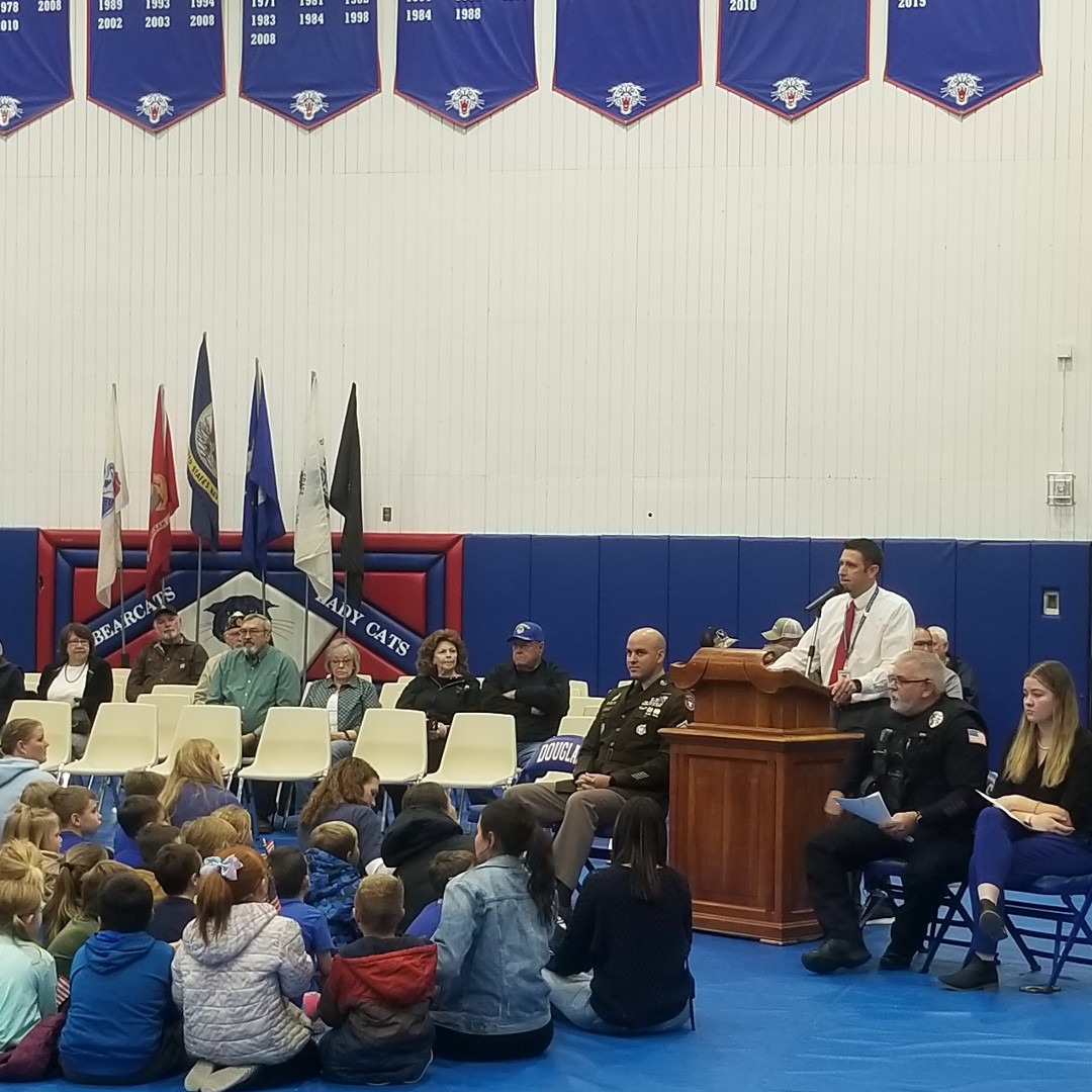 Converse1SD's tweet photo. CCSD#1 celebrated and thanked Veteran's this morning. With respect, honor and gratitude, we thank you for your service. https://t.co/4xFXbQVoQ4