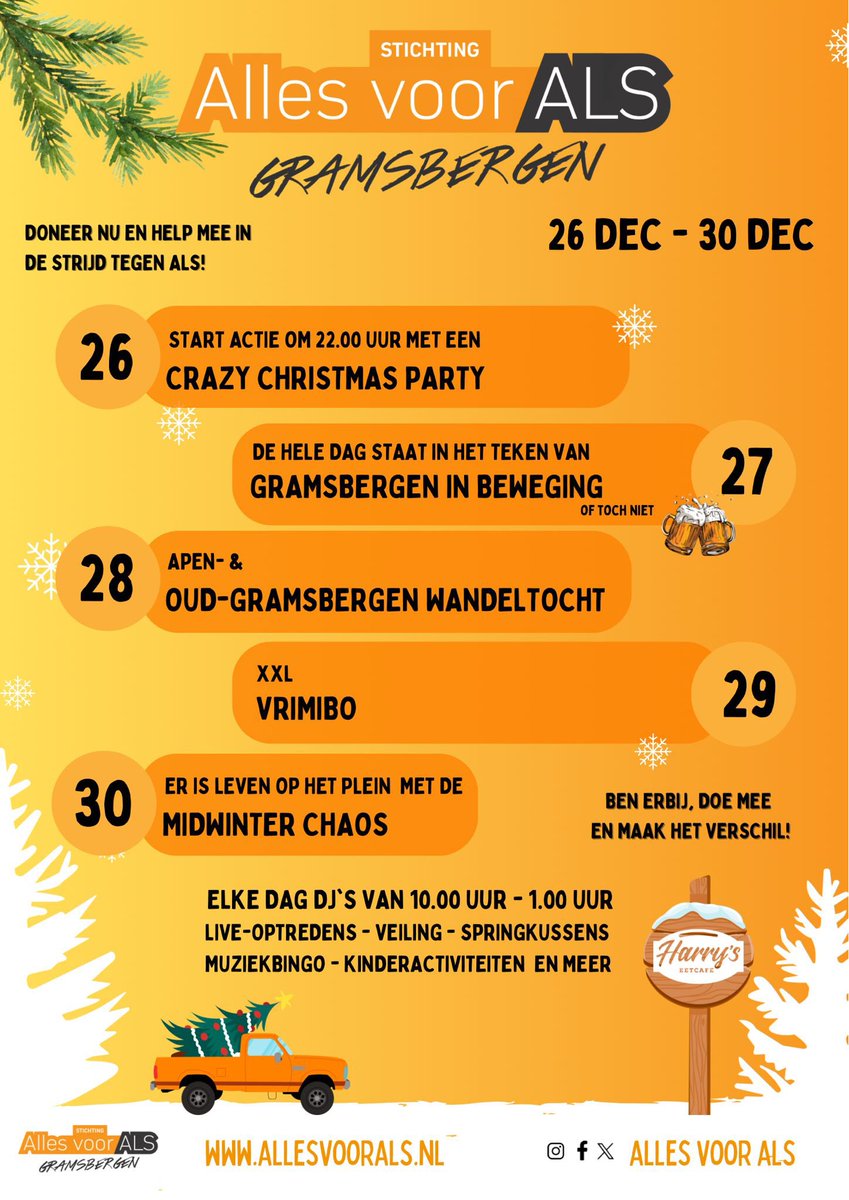 AllesvoorALS's tweet image. Nieuw logo, nieuw thuis, nieuw concept! Hetzelfde onwijs goede doel! @ALSnederland Kom ook in actie en doneer tussen Kerst en Oud &amp;amp; Nieuw tijdens ALLES VOOR ALS 2023 Gramsbergen! @Gramsbergen