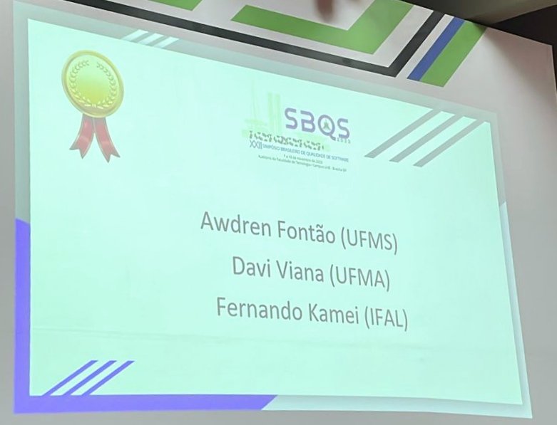 fkenjikamei's tweet image. Contribuir com o Simpósio Brasileiro de Qualidade de Software (SBQS) é uma enorme satisfação. E ter o reconhecimento do trabalho desenvolvido e ainda estar ao lado de dois grandes pesquisadores, é muito gratificante!
#sbqs #qualidadedesoftware #ciencia