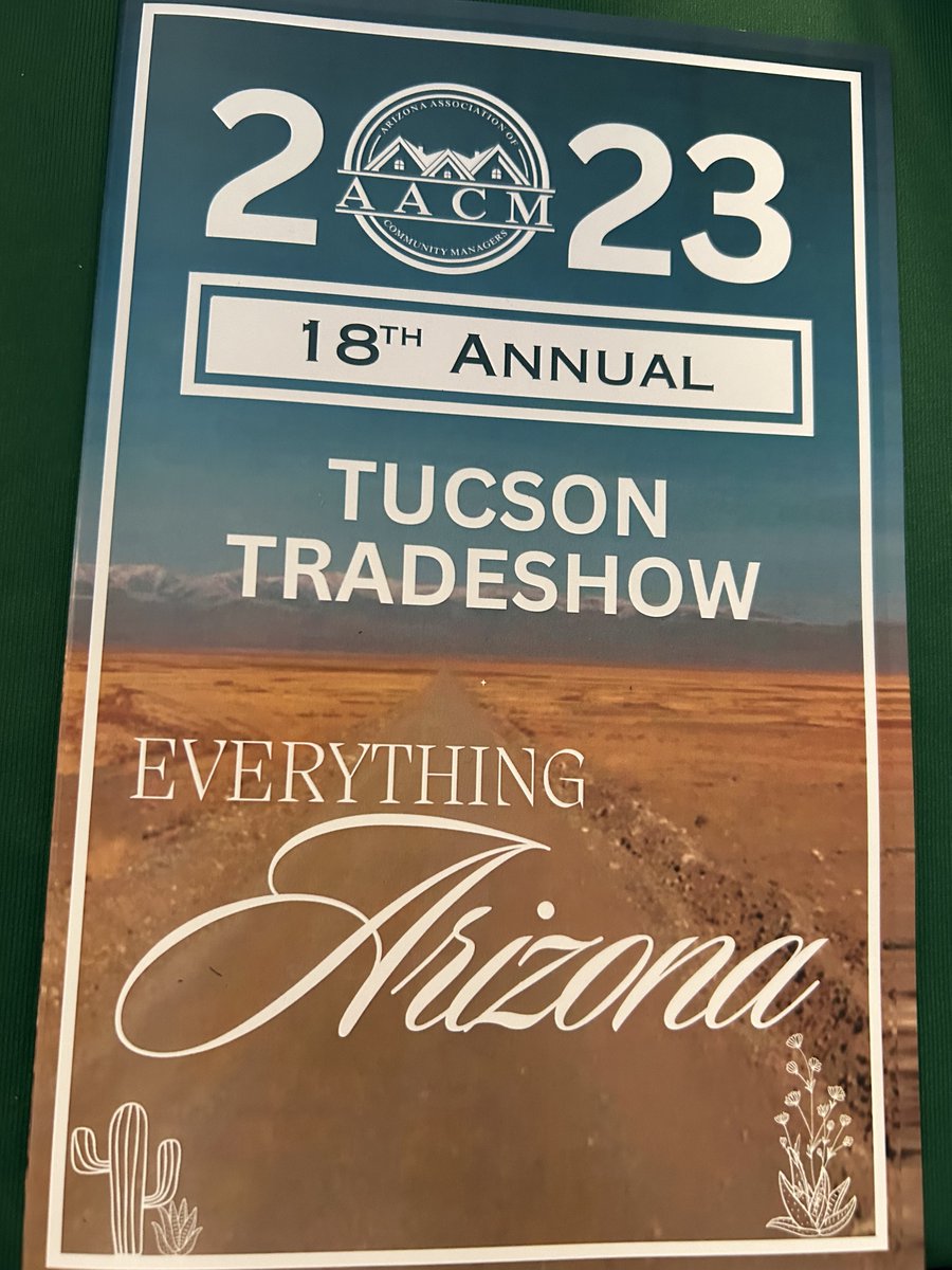 AAALandscape's tweet image. Looking forward to seeing all our AACM managers.  AACM 2023 Everything Arizona Tradeshow-Tucson
#AACM #theAAAWay #CommunityManagers #HOAManagers