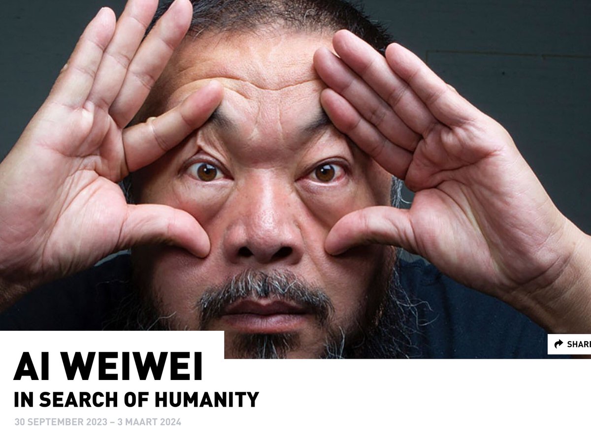 Vandaag samen naar de Kunsthal voor de tentoonstelling van Ai Weiwei een aanrader!