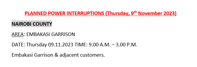 Kenya Power tweet media