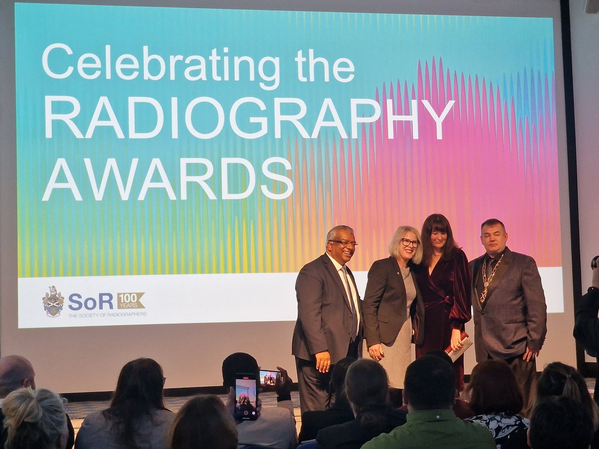 Find myself Tweeting yet more about the wring side of the pennines 😉 no introductions needed surely? The amazing @SHURadiotherapy wins the rad of the year award for Yorkshire. @rad__chat @SCoRMembers