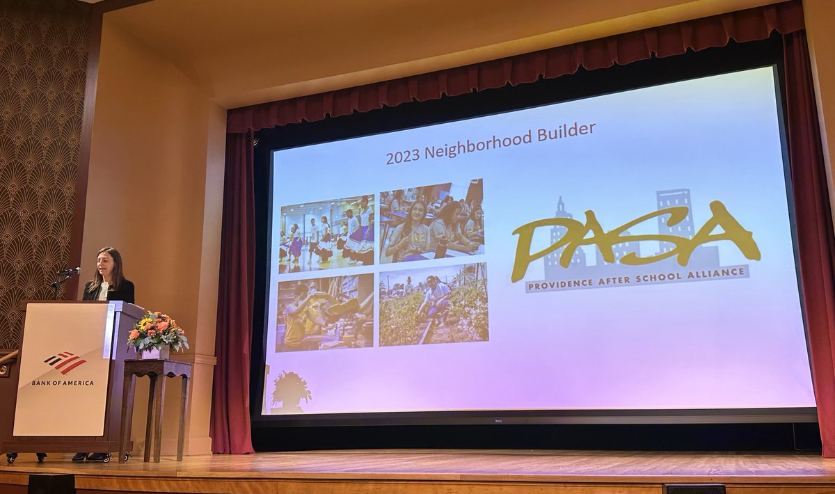 PCF_Development's tweet photo. As a past @BofA_News #NeighborhoodBuilders awardee, it was an honor to see @JARhodeIsland and Providence After School Alliance (PASA) receive this year's award! 

A well deserved recognition for two organizations doing great work with youth in our community!
@KevinTracy1963 https://t.co/0vLpp9m2VE