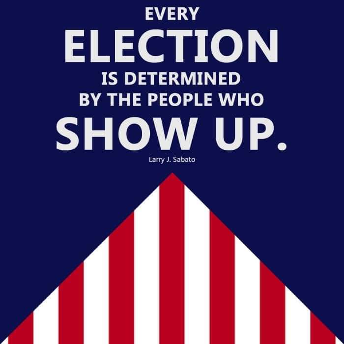 What happened last night? Democrats showed up and if Democrats show up in every election, we will win Together we are unstoppable VOTE BLUE 💙