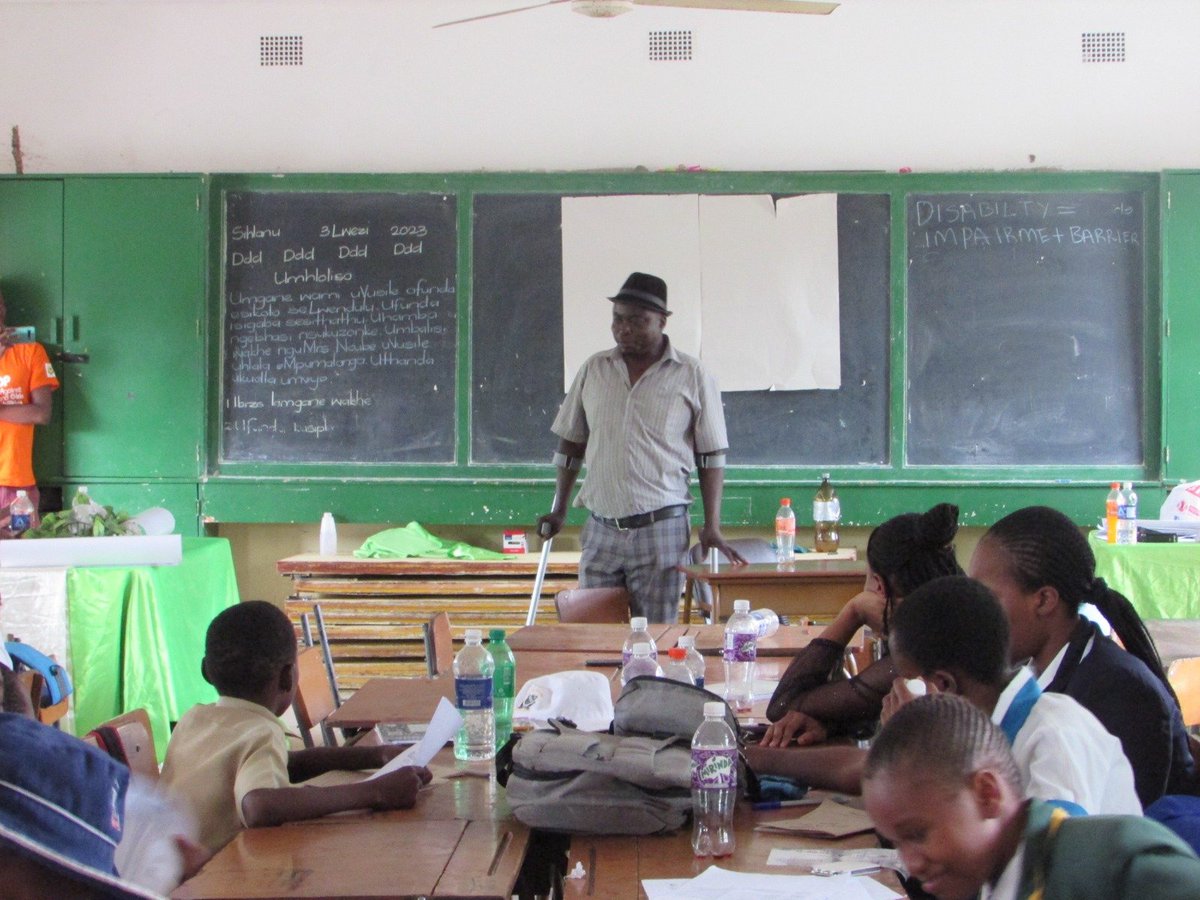 FODPZ1's tweet image. Catch them Young!!! Matebeleland North Disability Champions from primary and secondary education capacity-building workshop on Disability Inclusive Development (DID) facilitated by @FODPZ1  in partnership with @cbmWorldwide #towardsinclusivedevelopment
#disabilityinclusivedevelop