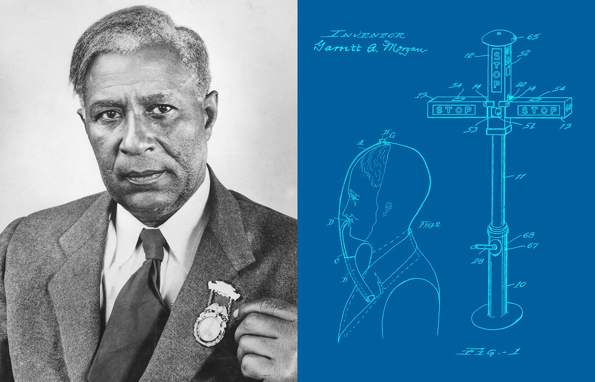 uspto's tweet photo. By patenting and marketing his smoke hood and traffic signal, inventor Garrett Morgan saved lives. Throughout his career, he found innovative ways to make his community a better place. Read his story in our latest #JourneysOfInnovation: https://t.co/2z6wFzk4Ft 📷
@Cleveland_PL https://t.co/bN20joKN1r
